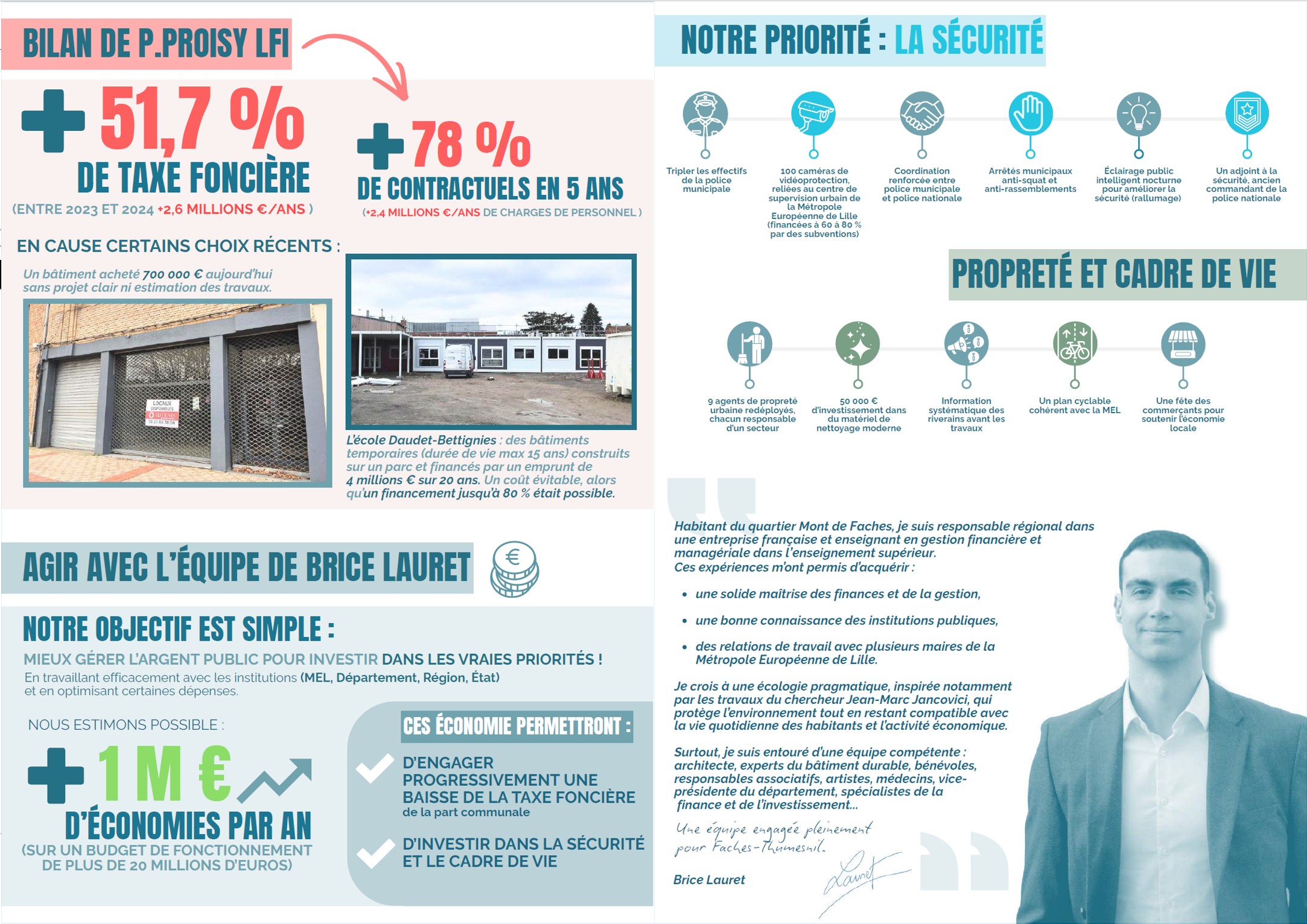 Priorités sécurité cadre de vie et gestion